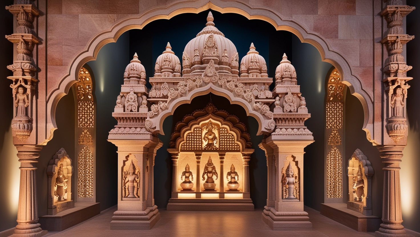 Ornate Hindu Temple 